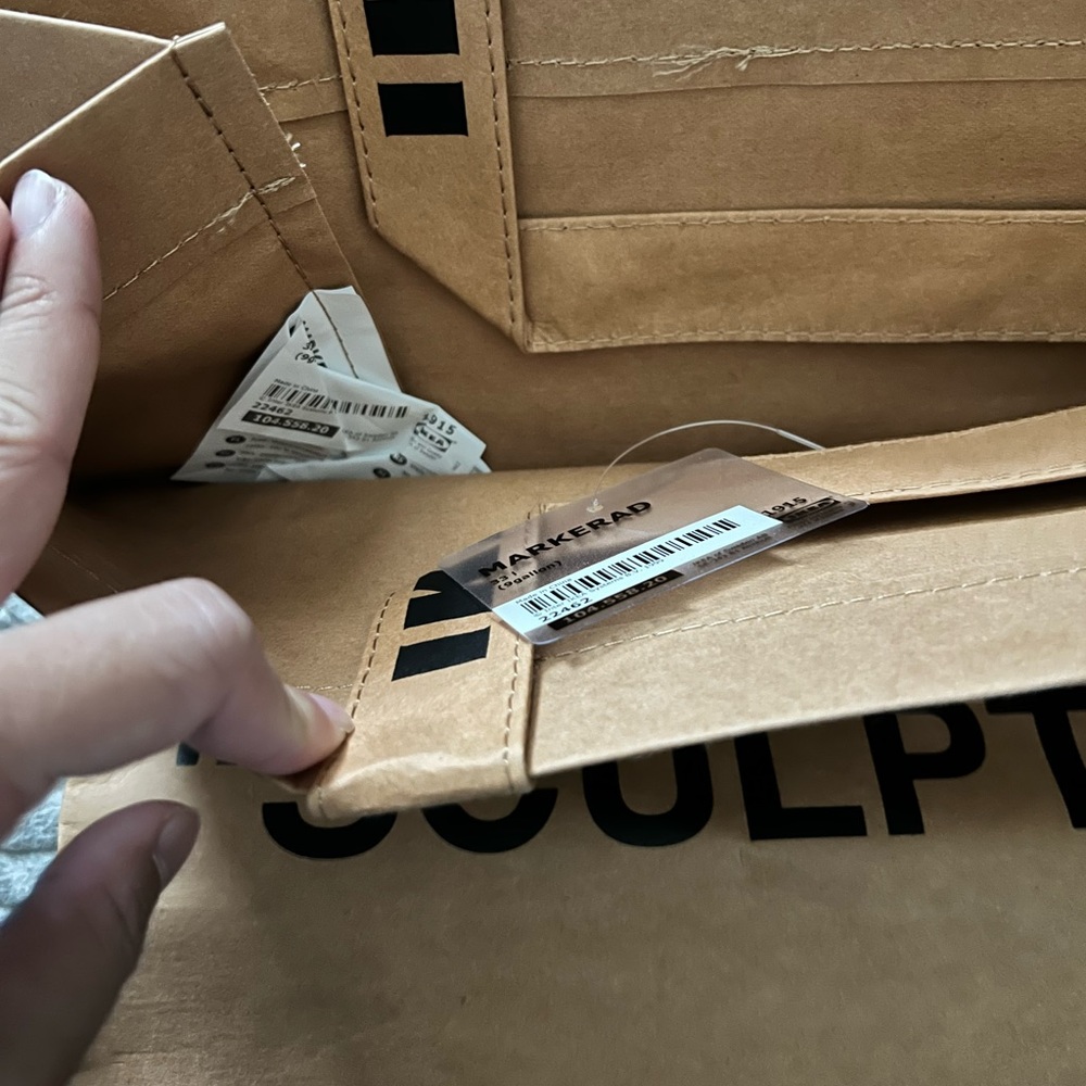 IKEA tote bag Off white design